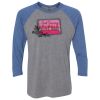 Unisex Triblend Three-Quarter Raglan T-Shirt Thumbnail