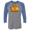 Unisex Triblend Three-Quarter Raglan T-Shirt Thumbnail