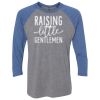 Unisex Triblend Three-Quarter Raglan T-Shirt Thumbnail