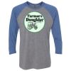 Unisex Triblend Three-Quarter Raglan T-Shirt Thumbnail