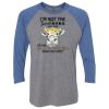 Unisex Triblend Three-Quarter Raglan T-Shirt Thumbnail