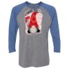 Unisex Triblend Three-Quarter Raglan T-Shirt Thumbnail