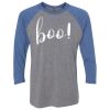 Unisex Triblend Three-Quarter Raglan T-Shirt Thumbnail