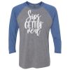 Unisex Triblend Three-Quarter Raglan T-Shirt Thumbnail