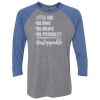 Unisex Triblend Three-Quarter Raglan T-Shirt Thumbnail