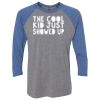 Unisex Triblend Three-Quarter Raglan T-Shirt Thumbnail