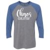 Unisex Triblend Three-Quarter Raglan T-Shirt Thumbnail