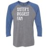 Unisex Triblend Three-Quarter Raglan T-Shirt Thumbnail