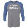 Unisex Triblend Three-Quarter Raglan T-Shirt Thumbnail