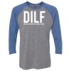 Unisex Triblend Three-Quarter Raglan T-Shirt Thumbnail