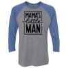 Unisex Triblend Three-Quarter Raglan T-Shirt Thumbnail