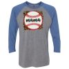 Unisex Triblend Three-Quarter Raglan T-Shirt Thumbnail