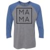 Unisex Triblend Three-Quarter Raglan T-Shirt Thumbnail