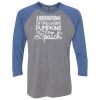 Unisex Triblend Three-Quarter Raglan T-Shirt Thumbnail