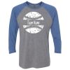 Unisex Triblend Three-Quarter Raglan T-Shirt Thumbnail