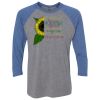 Unisex Triblend Three-Quarter Raglan T-Shirt Thumbnail