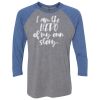 Unisex Triblend Three-Quarter Raglan T-Shirt Thumbnail