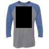 Unisex Triblend Three-Quarter Raglan T-Shirt Thumbnail