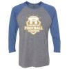 Unisex Triblend Three-Quarter Raglan T-Shirt Thumbnail