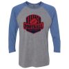 Unisex Triblend Three-Quarter Raglan T-Shirt Thumbnail