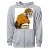 Icon Unisex Lightweight Loopback Terry Full-Zip Hooded Sweatshirt Thumbnail