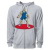 Icon Unisex Lightweight Loopback Terry Full-Zip Hooded Sweatshirt Thumbnail