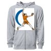 Icon Unisex Lightweight Loopback Terry Full-Zip Hooded Sweatshirt Thumbnail