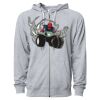 Icon Unisex Lightweight Loopback Terry Full-Zip Hooded Sweatshirt Thumbnail