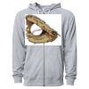 Icon Unisex Lightweight Loopback Terry Full-Zip Hooded Sweatshirt Thumbnail