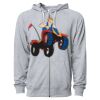 Icon Unisex Lightweight Loopback Terry Full-Zip Hooded Sweatshirt Thumbnail