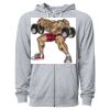 Icon Unisex Lightweight Loopback Terry Full-Zip Hooded Sweatshirt Thumbnail