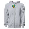 Icon Unisex Lightweight Loopback Terry Full-Zip Hooded Sweatshirt Thumbnail