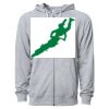 Icon Unisex Lightweight Loopback Terry Full-Zip Hooded Sweatshirt Thumbnail
