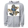 Icon Unisex Lightweight Loopback Terry Full-Zip Hooded Sweatshirt Thumbnail