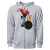 Icon Unisex Lightweight Loopback Terry Full-Zip Hooded Sweatshirt Thumbnail