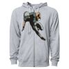Icon Unisex Lightweight Loopback Terry Full-Zip Hooded Sweatshirt Thumbnail