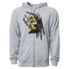 Icon Unisex Lightweight Loopback Terry Full-Zip Hooded Sweatshirt Thumbnail