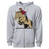 Icon Unisex Lightweight Loopback Terry Full-Zip Hooded Sweatshirt Thumbnail