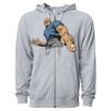 Icon Unisex Lightweight Loopback Terry Full-Zip Hooded Sweatshirt Thumbnail