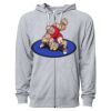 Icon Unisex Lightweight Loopback Terry Full-Zip Hooded Sweatshirt Thumbnail