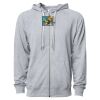Icon Unisex Lightweight Loopback Terry Full-Zip Hooded Sweatshirt Thumbnail