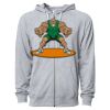Icon Unisex Lightweight Loopback Terry Full-Zip Hooded Sweatshirt Thumbnail