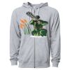 Icon Unisex Lightweight Loopback Terry Full-Zip Hooded Sweatshirt Thumbnail