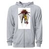 Icon Unisex Lightweight Loopback Terry Full-Zip Hooded Sweatshirt Thumbnail