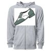 Icon Unisex Lightweight Loopback Terry Full-Zip Hooded Sweatshirt Thumbnail
