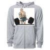 Icon Unisex Lightweight Loopback Terry Full-Zip Hooded Sweatshirt Thumbnail