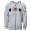 Icon Unisex Lightweight Loopback Terry Full-Zip Hooded Sweatshirt Thumbnail