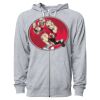 Icon Unisex Lightweight Loopback Terry Full-Zip Hooded Sweatshirt Thumbnail