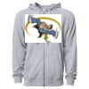 Icon Unisex Lightweight Loopback Terry Full-Zip Hooded Sweatshirt Thumbnail