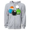 Icon Unisex Lightweight Loopback Terry Full-Zip Hooded Sweatshirt Thumbnail